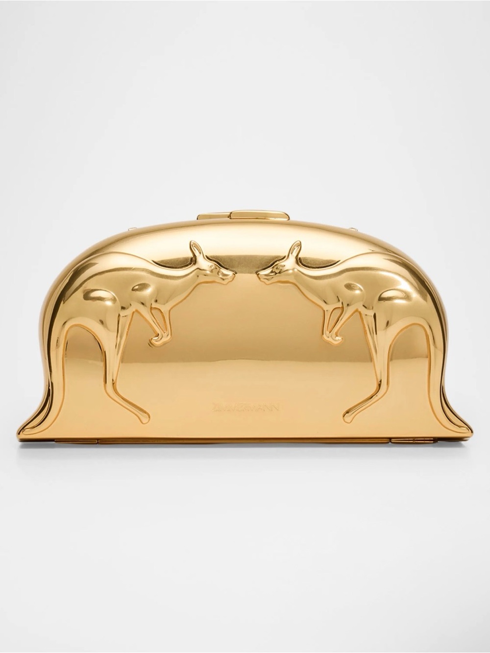 Zimmermann - Gold Kangaroo Metallic Clutch [LIKE NEW - worn once for 2 hours]